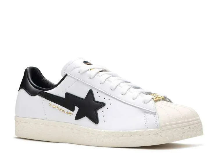 ADIDAS SUPERSTAR BAPE 'WHITE BLACK' - Imagen 2