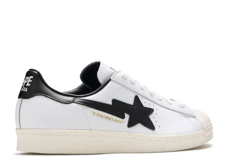 ADIDAS SUPERSTAR BAPE 'WHITE BLACK' - Imagen 3