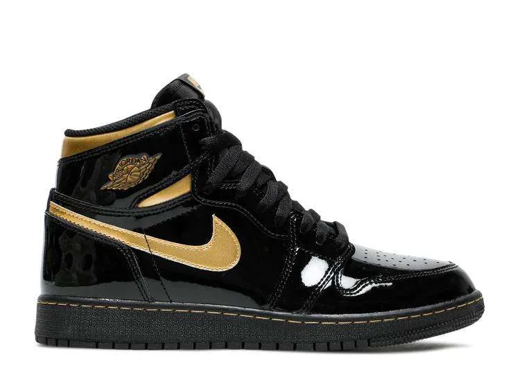 AIR JORDAN 1 HIGH 'BLACK METALLIC GOLD'