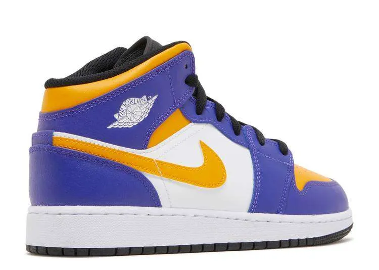 AIR JORDAN 1 MID 'LAKERS' - Imagen 4