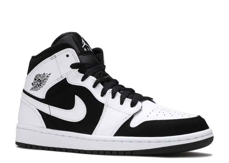 AIR JORDAN 1 MID 'WHITE BLACK' - Imagen 2