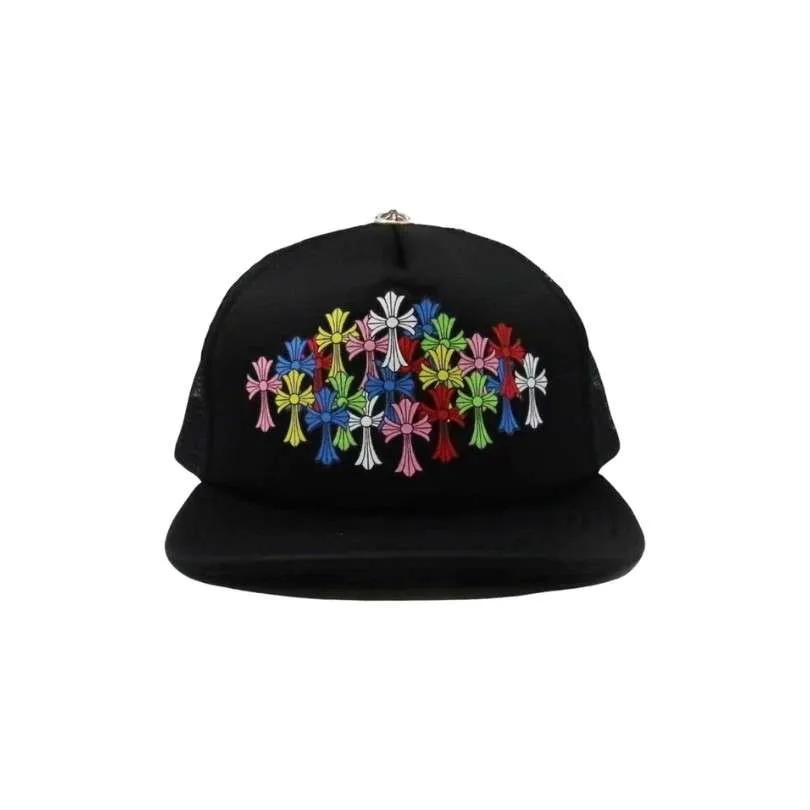 Cap Chrome Hearts Multi Color Crosses Trucker Hat