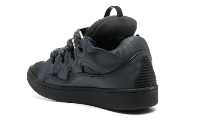 Curb lace-up sneakers Grey - Imagen 3