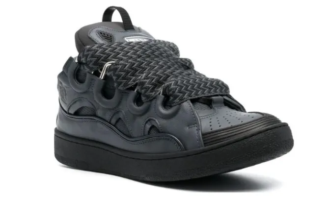 Curb lace-up sneakers Grey - Imagen 4