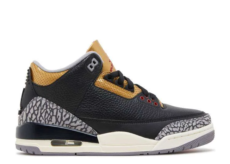 JORDAN RETRO 3 'BLACK GOLD'
