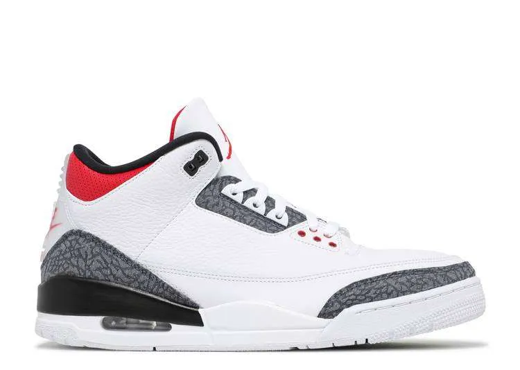 JORDAN RETRO 3 'DENIM FIRE RED'