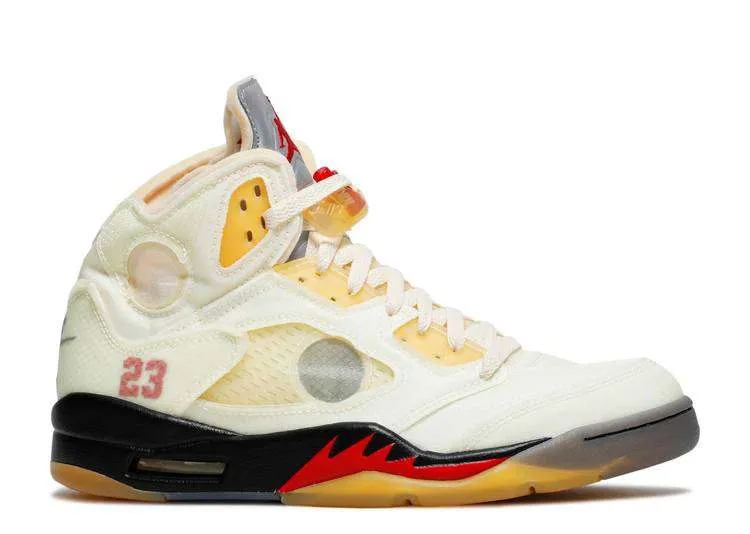 JORDAN RETRO 5 OFF-WHITE 'SAIL'