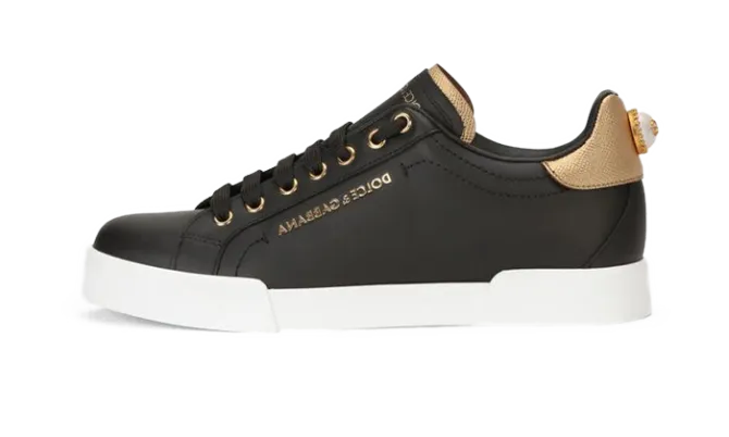 Portofino sneakers Gold Black - Imagen 2
