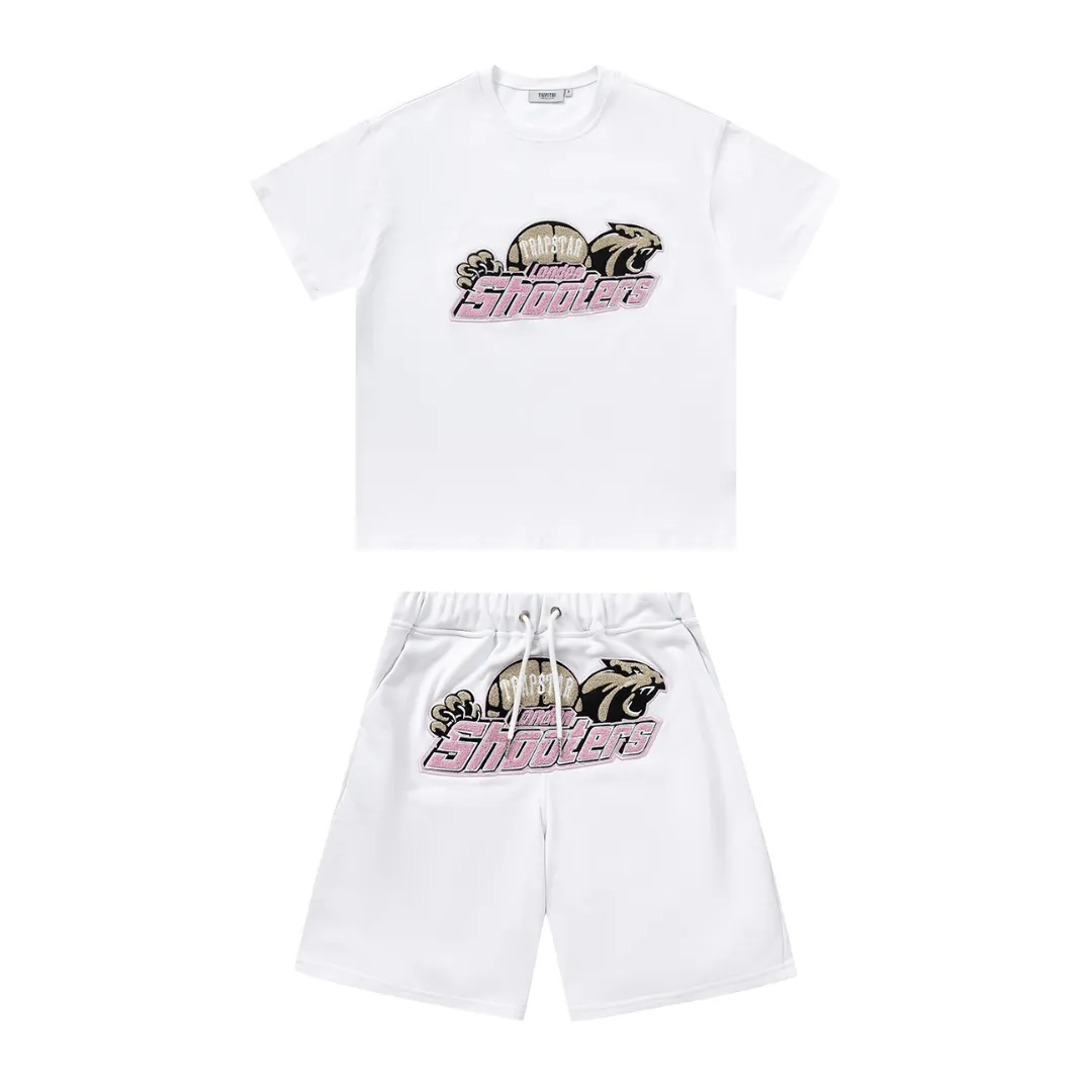 Shooters White Short Set