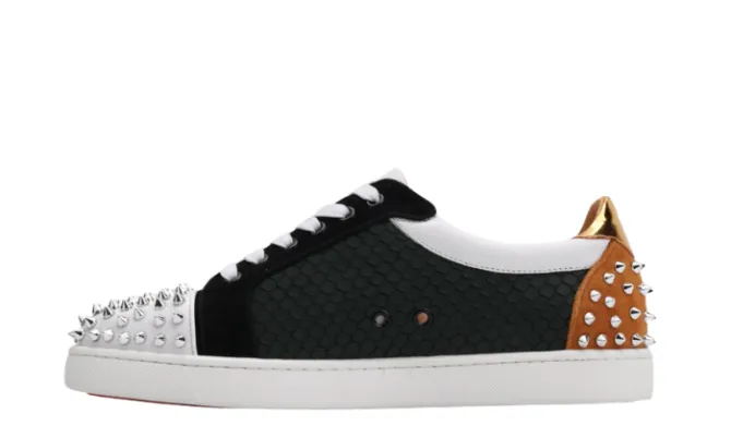 Sneaker Louis Orlato Black With Golden Tail - Imagen 2