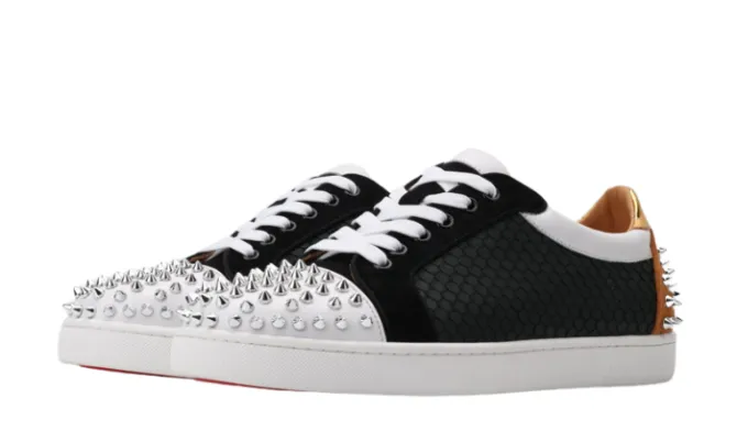 Sneaker Louis Orlato Black With Golden Tail - Imagen 4