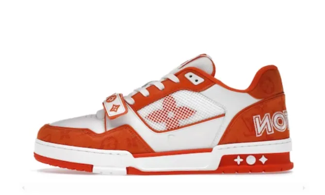 Trainer Monogram Denim Orange - Imagen 2