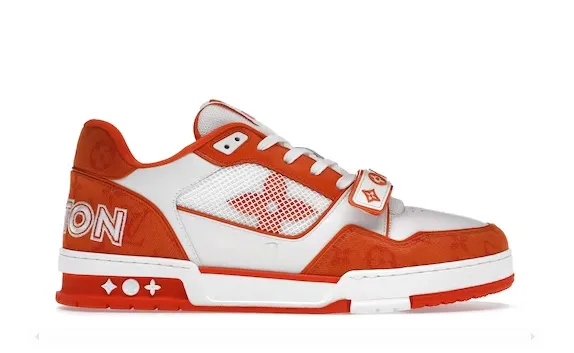 Trainer Monogram Denim Orange - Imagen 3