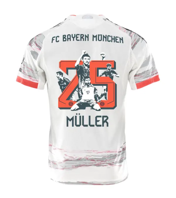 Camiseta Bayern Múnich 25/26 2ª equipación edición homenaje Müller
