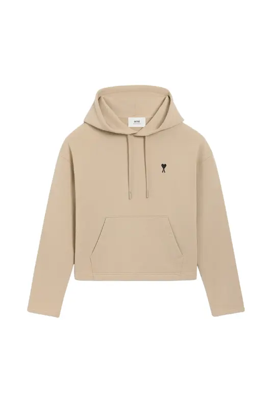 AMI - HOODIE AMI DE COEUR NOIR